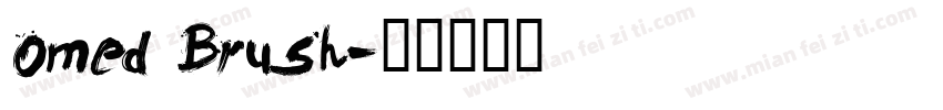 Omed Brush字体转换